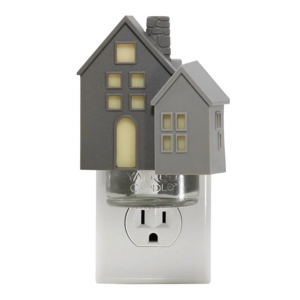 Yankee Candle Gray & Brown Evening Village ScentPlug Diffuser